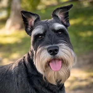 Standard Schnauzer — happy