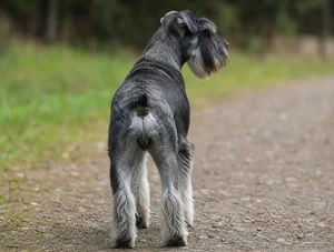 Standard Schnauzer — rear
