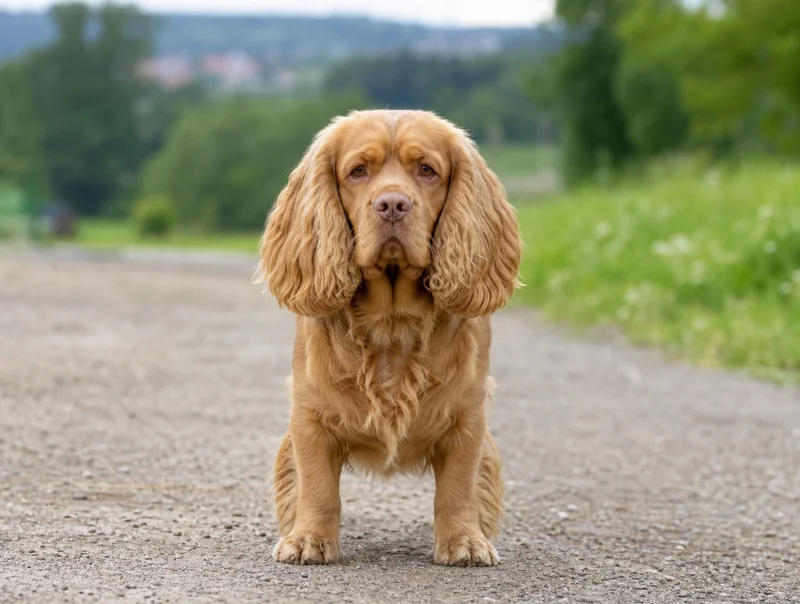 Sussex Spaniel — front