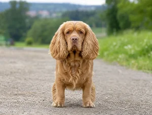 Sussex Spaniel — front