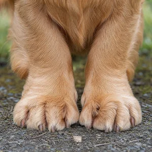 Sussex Spaniel — paws