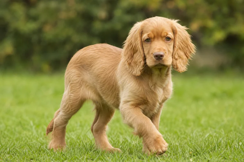 Sussex Spaniel — puppy (~4 mo)