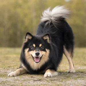 Swedish Lapphund — playful