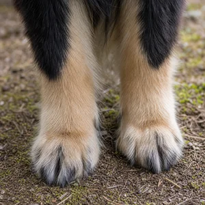 Swedish Lapphund — paws