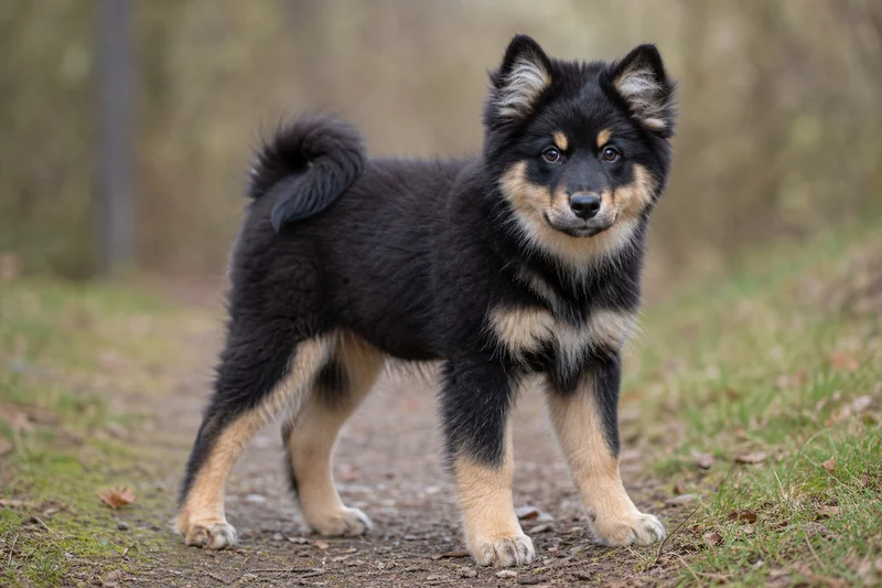 Swedish Lapphund — puppy (~4 mo)