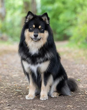 Swedish Lapphund — sitting