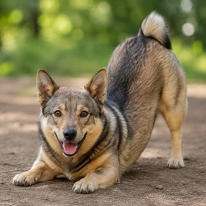 Swedish Vallhund — playful