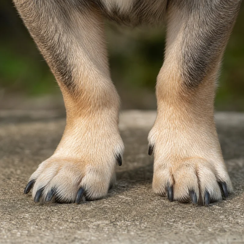 Swedish Vallhund — paws