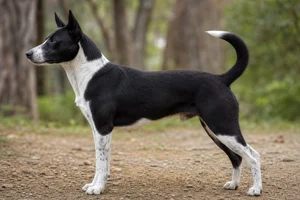 Taiwan Dog — Black and White coat