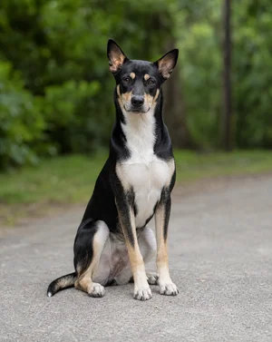 Taiwan Dog — sitting