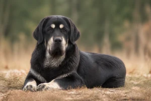 Tatra Shepherd Dog — lying down