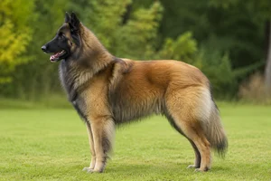 Belgian Tervuren — Fawn and black coat