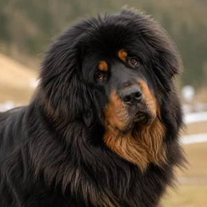 Tibetan Mastiff — alert
