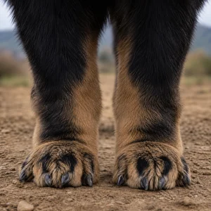 Tibetan Mastiff — paws