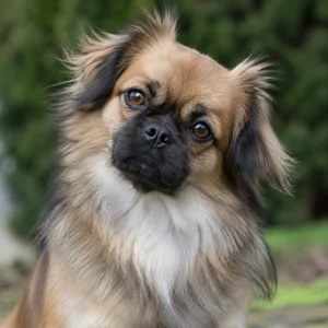 Tibetan Spaniel — alert