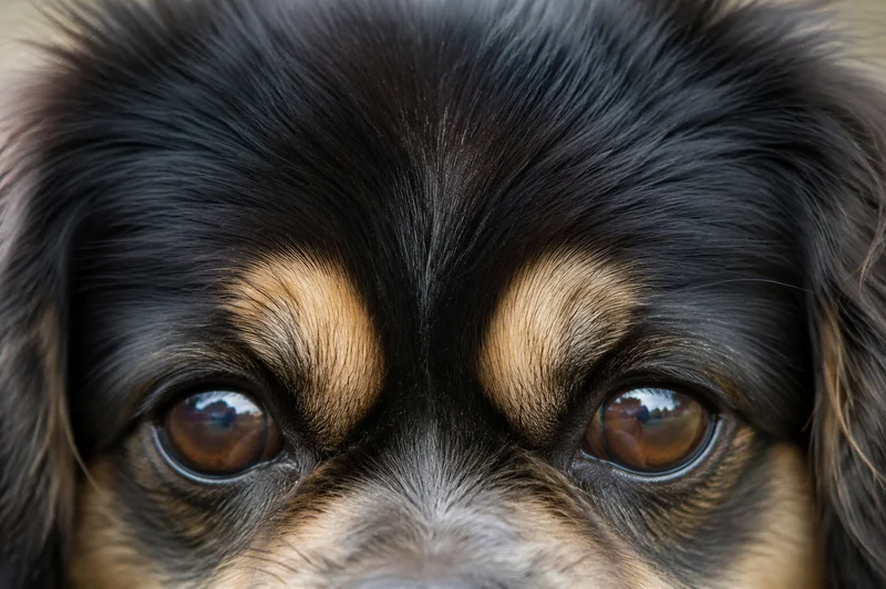 Tibetan Spaniel — eyes