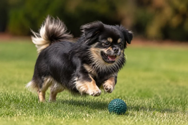 Tibetan Spaniel — playing