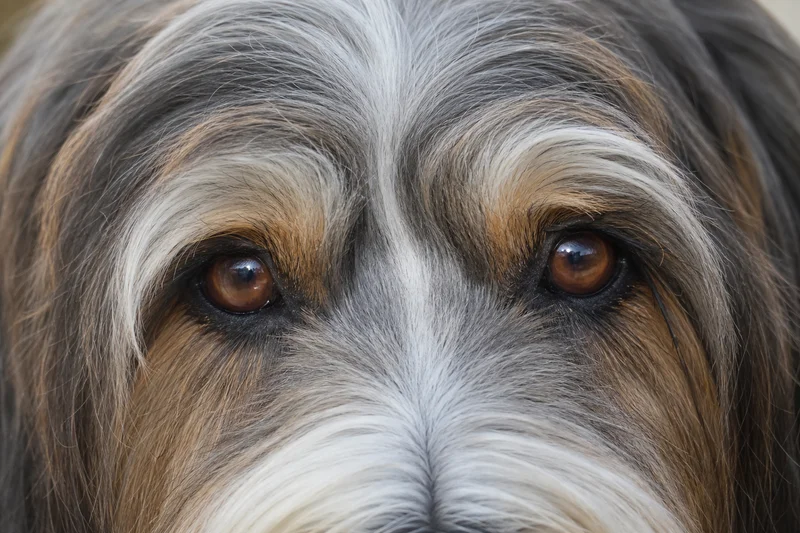 Tibetan Terrier — eyes