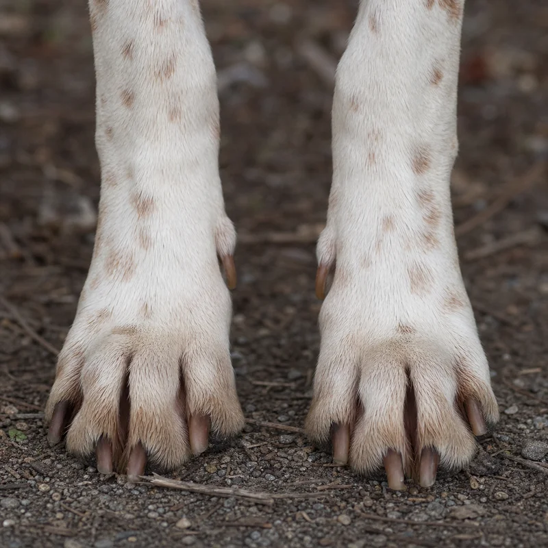 Treeing Walker Coonhound — paws
