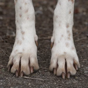 Treeing Walker Coonhound — paws