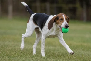 Treeing Walker Coonhound — playing