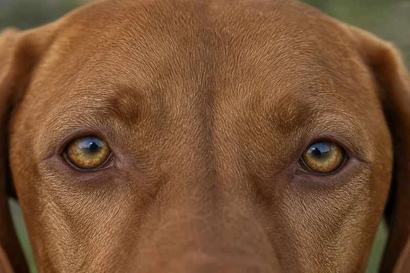 Vizsla — eyes