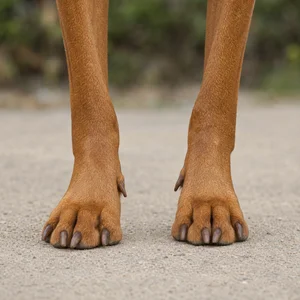 Vizsla — paws
