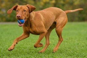 Vizsla — playing