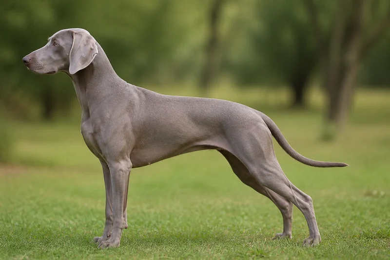 Weimaraner — side