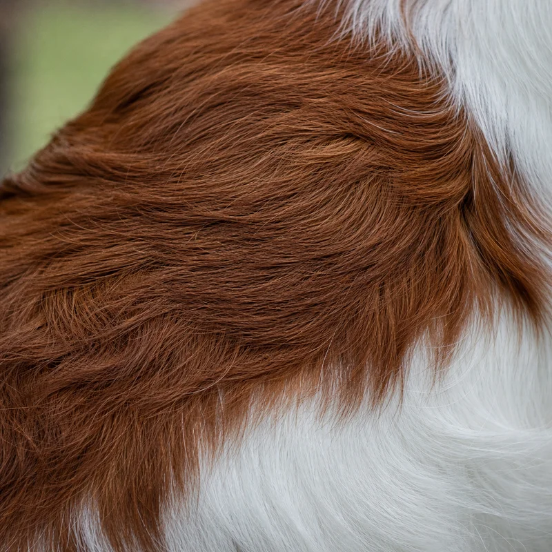 Welsh Springer Spaniel — coat texture