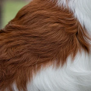 Welsh Springer Spaniel — coat texture