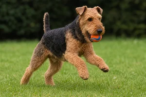 Welsh Terrier — playing