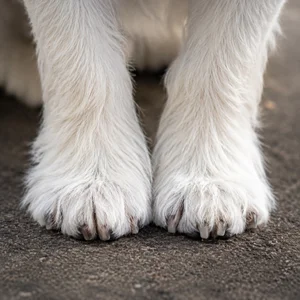 West Highland White Terrier — paws