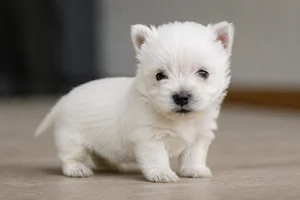 West Highland White Terrier — young puppy (~1 mo)