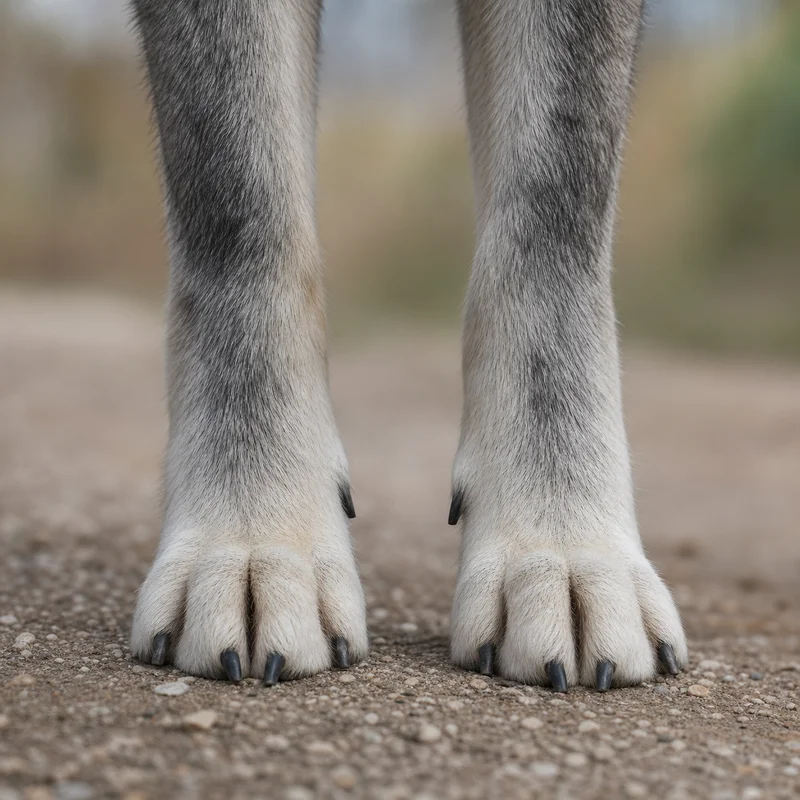West Siberian Laika — paws