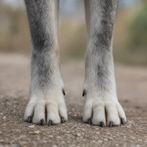 West Siberian Laika — paws