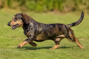 Westphalian Dachsbracke — running