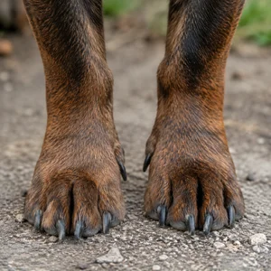 Westphalian Dachsbracke — paws