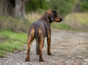 Westphalian Dachsbracke — rear