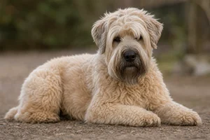 Wheaten Terrier — lying down