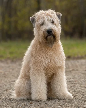 Wheaten Terrier — sitting