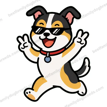 Whippet cool dog meme sticker