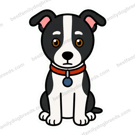 Whippet dog staring meme sticker
