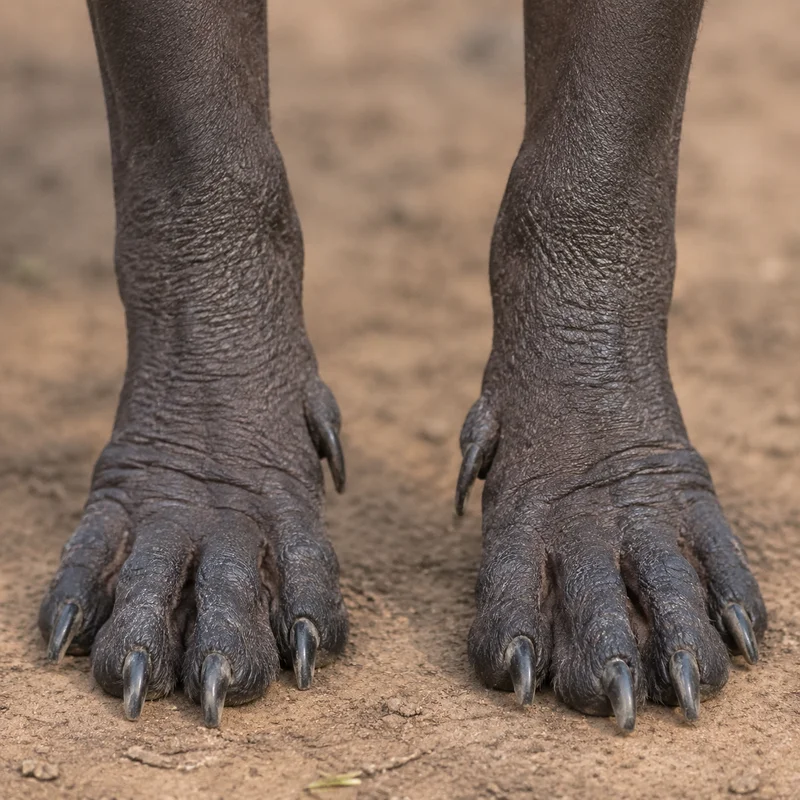 Xoloitzcuintli — paws