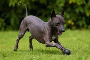 Xoloitzcuintli — playing