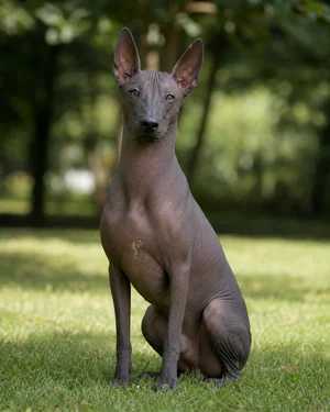 Xoloitzcuintli — sitting