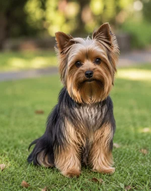 Yorkshire Terrier — sitting