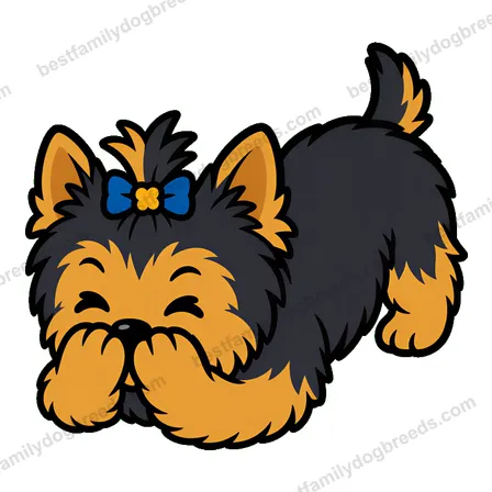 Yorkshire Terrier cute dog meme sticker