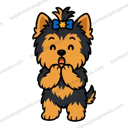 Yorkshire Terrier surprised dog meme sticker