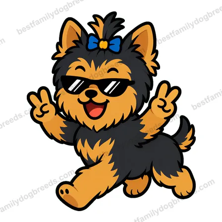 Yorkshire Terrier cool dog meme sticker